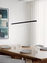 John Lewis Matteo LED Slim Bar Dining Room Pendant Ceiling Light 90cm - Black