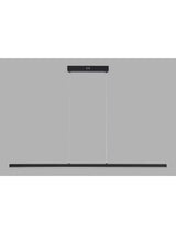 John Lewis Matteo LED Slim Bar Dining Room Pendant Ceiling Light 90cm - Black