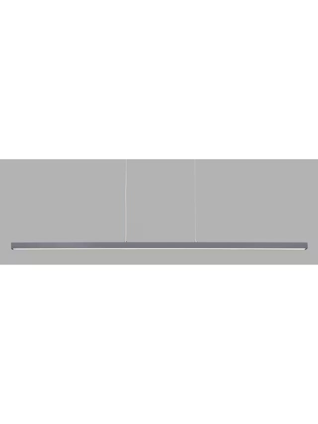 John Lewis Matteo LED Slim Bar Dining Room Pendant Ceiling Light - Grey