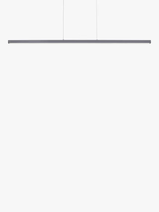 John Lewis Matteo LED Slim Bar Dining Room Pendant Ceiling Light - Grey