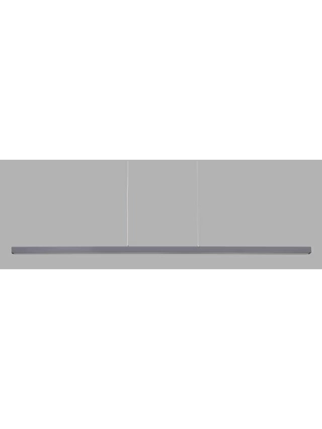 John Lewis Matteo LED Slim Bar Dining Room Pendant Ceiling Light - Grey