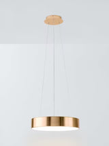 John Lewis Matteo LED Small Hoop Modern Design Pendant Ceiling Light - Gold