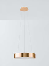 John Lewis Matteo LED Small Hoop Modern Design Pendant Ceiling Light - Gold