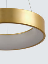 John Lewis Matteo LED Small Hoop Modern Design Pendant Ceiling Light - Gold