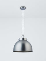 John Lewis Baldwin Large Pendant Dimmable Adjustable Ceiling Light - Silver