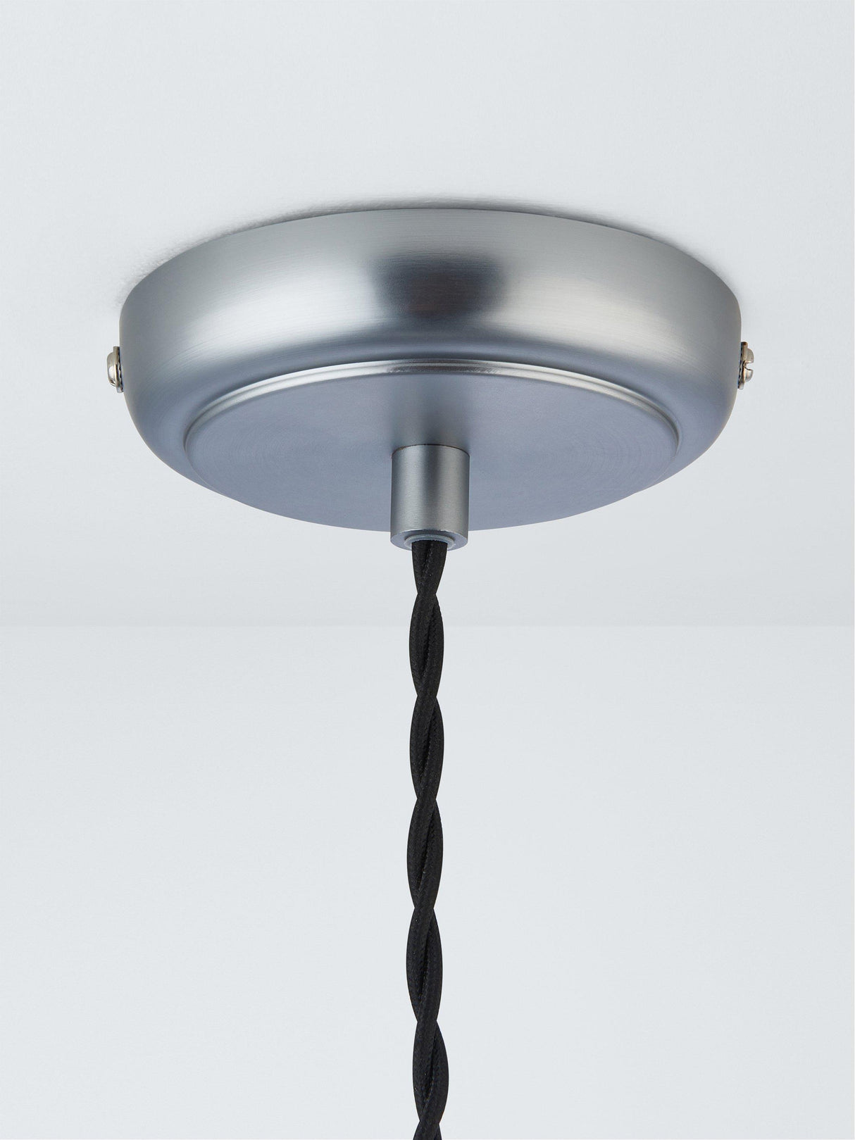 John Lewis Baldwin Large Pendant Dimmable Adjustable Ceiling Light - Silver