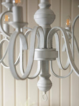 John Lewis Carlita XL 9-Light  Traditional Chandelier Ceiling Light - White