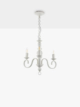 John Lewis Carlita 3 Arm Dimmable Adjustable Wired Ceiling Light - White