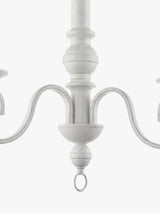 John Lewis Carlita 3 Arm Dimmable Adjustable Wired Ceiling Light - White