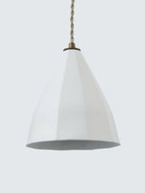 John Lewis Mannez Over Diner Modern Decorative Pendant Ceiling Light - White