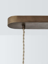 John Lewis Mannez Over Diner Modern Decorative Pendant Ceiling Light - White