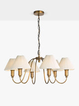 John Lewis Candelabra 6 Arm Adjustable Pendant Ceiling Light Antique Bronze