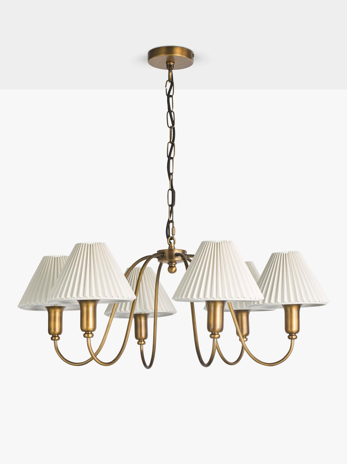 John Lewis Candelabra 6 Arm Adjustable Pendant Ceiling Light Antique Bronze