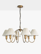John Lewis Candelabra 6 Arm Adjustable Pendant Ceiling Light Antique Bronze