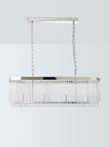 John Lewis Lexton Over Dining Dimmable Adjustable Ceiling Light - Nickel A