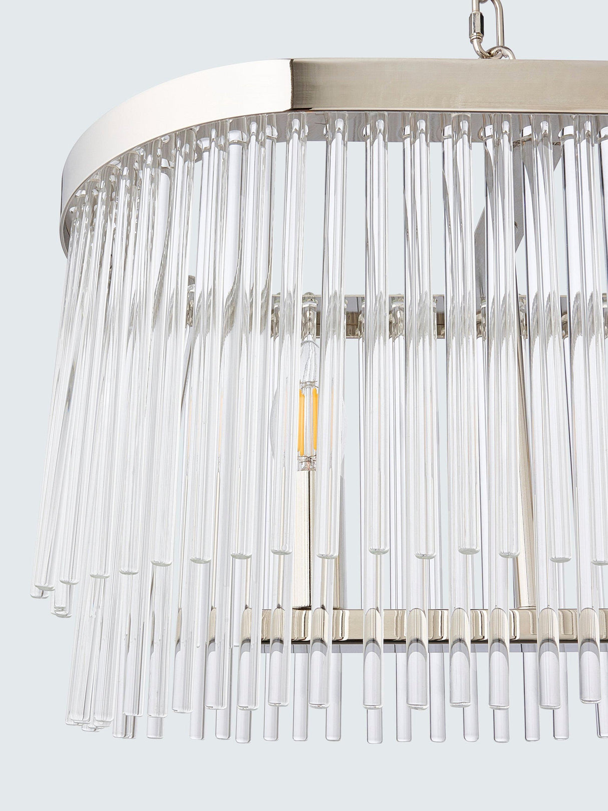 John Lewis Lexton Over Dining Dimmable Adjustable Ceiling Light - Nickel A
