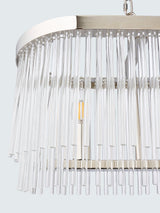 John Lewis Lexton Over Dining Dimmable Adjustable Ceiling Light - Nickel A