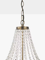John Lewis La Scala Statement Swag Chandelier Ceiling Light - Satin Bronze
