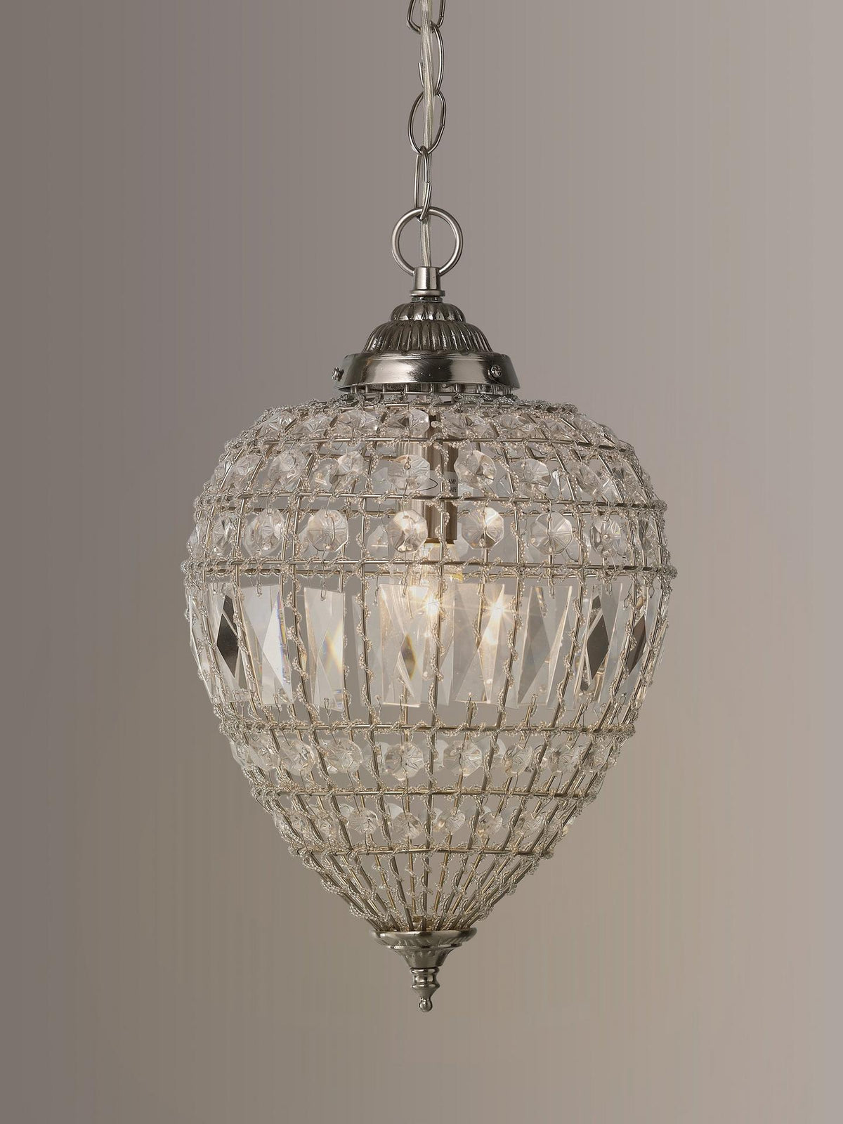 John Lewis Dante Non-Dimmable 700L Small Ceiling Light H38 x Dia.24cm  Clear