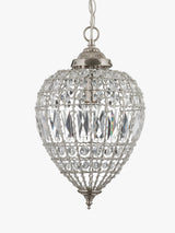 John Lewis Dante Non-Dimmable 700L Small Ceiling Light H38 x Dia.24cm  Clear