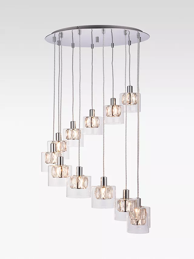 Bay Lighting Nina 12 Pendant Cluster Ceiling Light - Clear