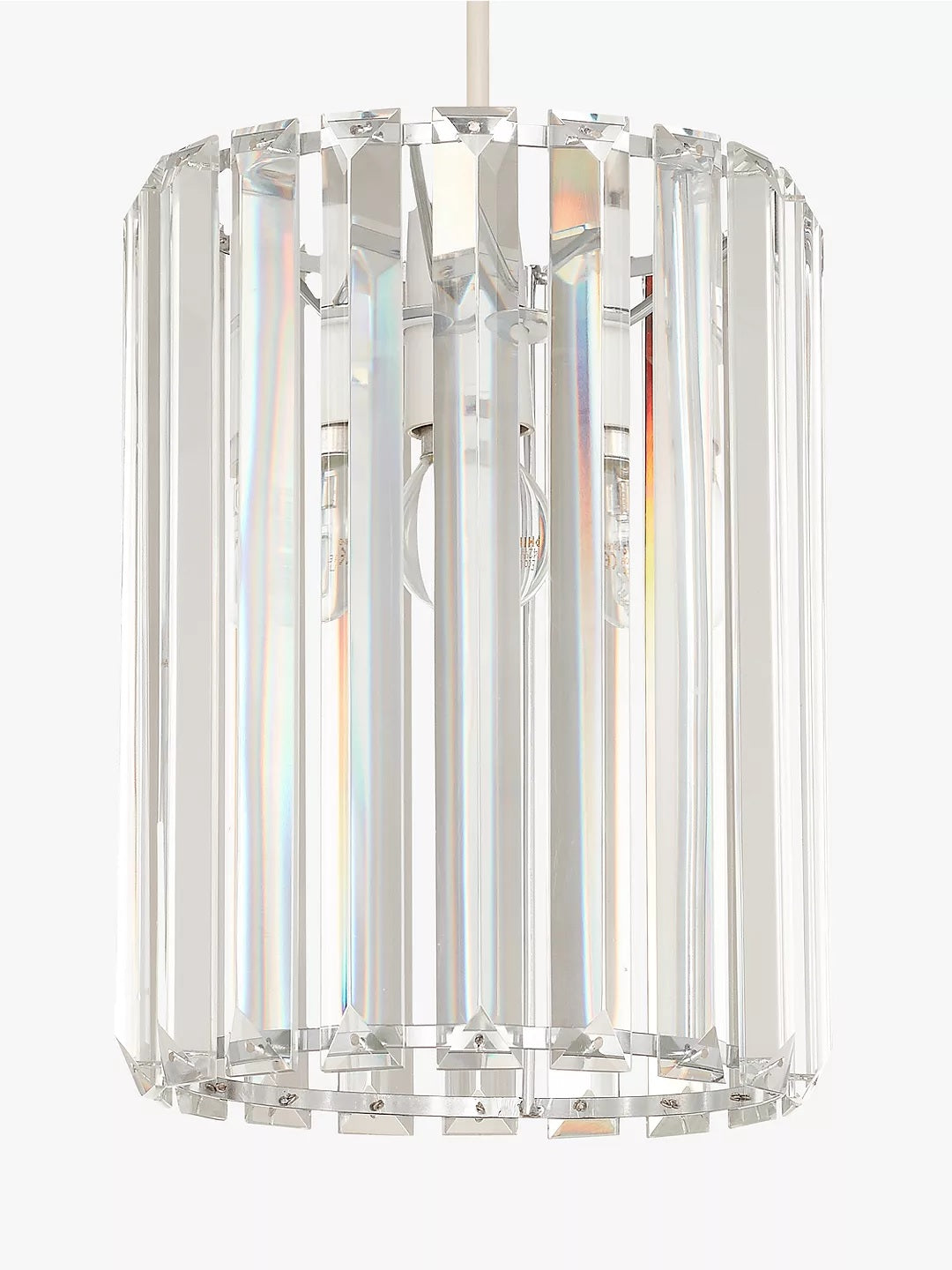 John Lewis & Partners Frieda Easy-to-Fit Crystal Ceiling Shade