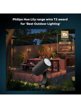 Philips Hue White & Colour Ambiance Lily LED Smart Outdoor Stake Lights Set