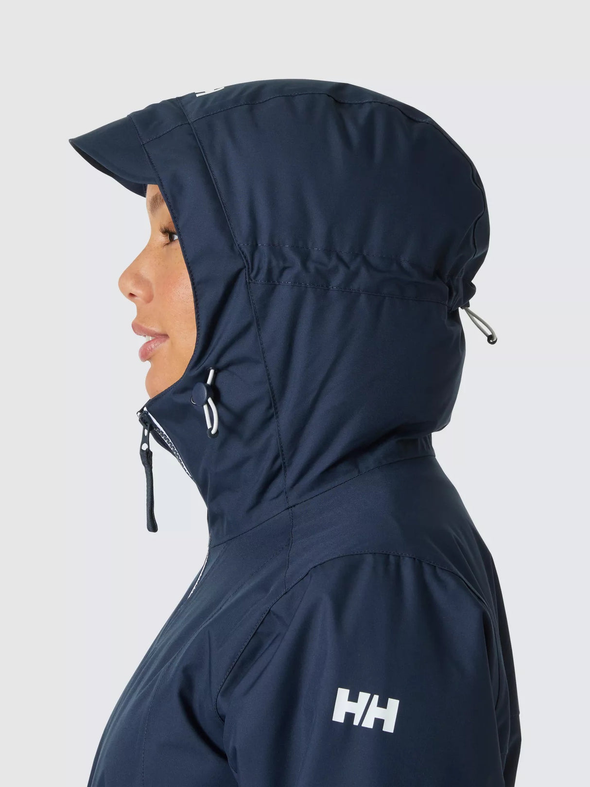 Helly Hansen Women's Westport Insulated Mid Length Hooded Coat - Navy - M