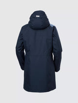 Helly Hansen Women's Westport Insulated Mid Length Hooded Coat - Navy - M