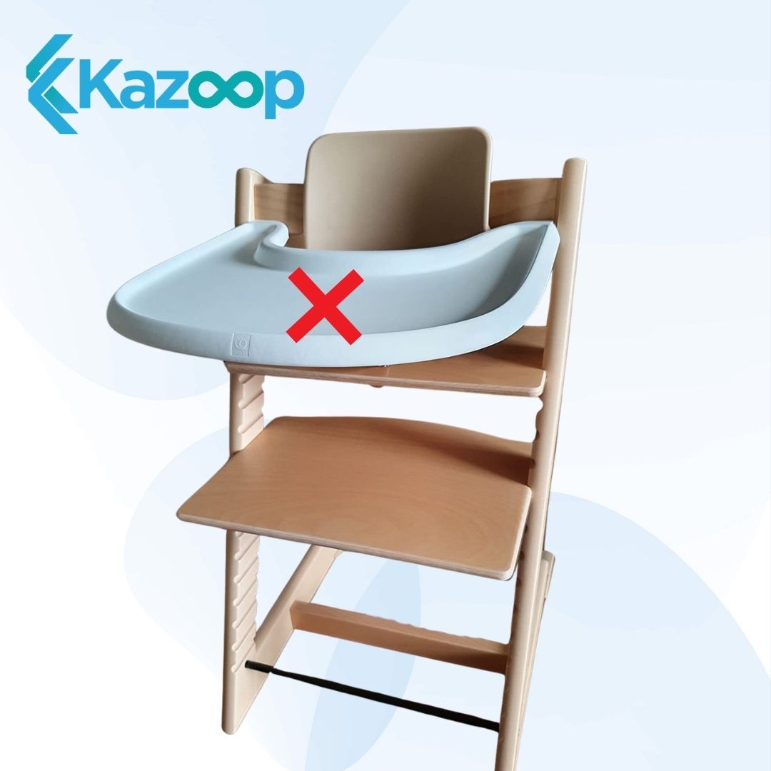 Stokke Tripp Trapp Toddler Ergonomic Adjustable Wooden Highchair - Natural - Kazoop 