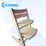Stokke Tripp Trapp Convertible Adjustable Toddler Highchair - Oak Natural - Kazoop 
