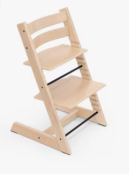 Stokke Tripp Trapp Toddler Ergonomic Adjustable Wooden Highchair - Natural - Kazoop 