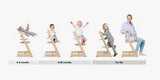 Stokke Tripp Trapp Toddler Ergonomic Adjustable Wooden Highchair - Natural - Kazoop 