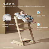 Stokke Tripp Trapp Newborn Set Adjustable Infant Seat Up to 9 kg - Grey - Kazoop 