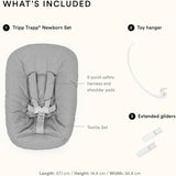 Stokke Tripp Trapp Newborn Set Adjustable Infant Seat Up to 9 kg - Grey - Kazoop 