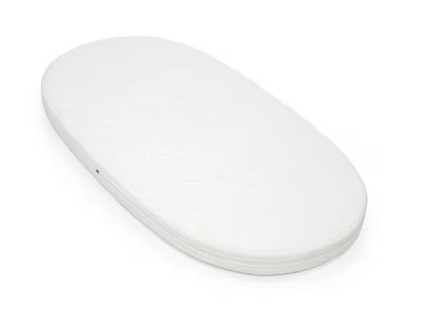 Stokke Sleepi V3 Oval Breathable Baby Crib Mattress 72 x 139cm - White