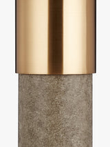 John Lewis Akani Two Tone Table Lamp - Grey & Brass