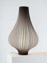 John Lewis Harmony Ribbon Large Decorative Table Lamp H70 x Dia.50cm - Black