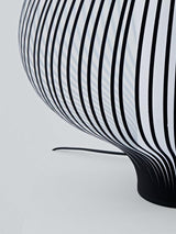 John Lewis Harmony Ribbon Large Decorative Table Lamp H70 x Dia.50cm - Black