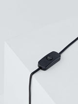 John Lewis Harmony Ribbon Large Decorative Table Lamp H70 x Dia.50cm - Black