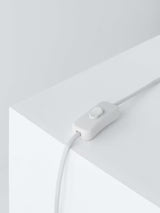 John Lewis Paper Mâché Modern Table Lamp with Tapered Shade H41cm - White