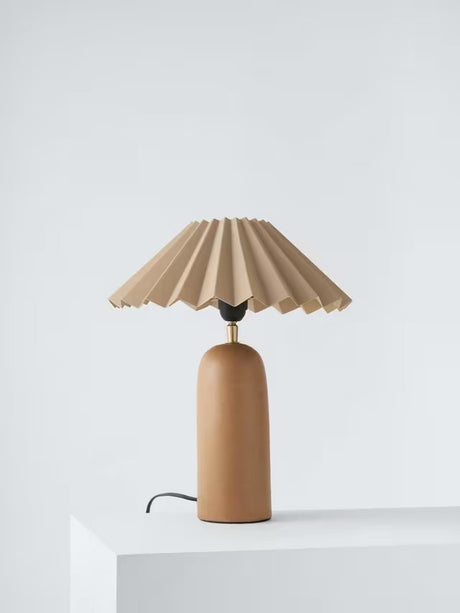 John Lewis Non-Dimmable Fully Assembled Terracotta Table Lamp - Natural