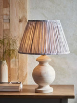 John Lewis Freestanding Non-Dimmable Mango Wood Lamp Base - White Wash