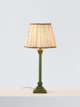 John Lewis x Sanderson Dallimore Scallop Decorative Indoor Table Lamp Green