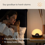 Lumie Bodyclock Glow 150 Wake up to Daylight Table Lamp Alarm Clock - Black