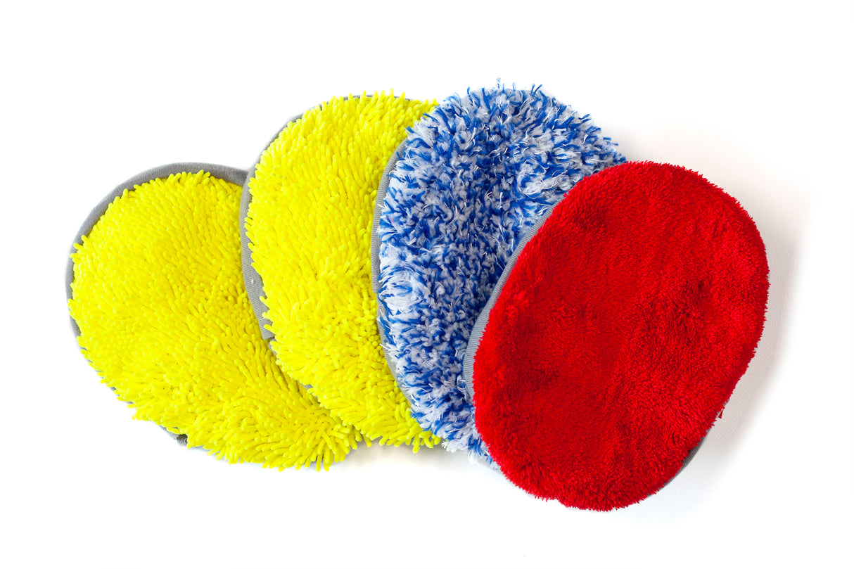 AVA Mix Microfiber Washable Mop Pads X4