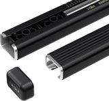 Thule SquareBar Evo 712100 108cm Steel Car Cross Bars Pair 34 x 24mm - Black