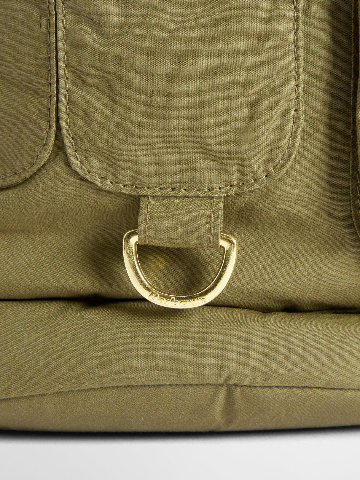 Barbour Mia Plain Drawstring Tote Roomy Design Women's Bag - Dusky Green