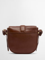 Barbour Women's  Elm Leather Classic Turn Lock Crossbody Saddle Bag - Brown