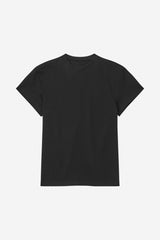 MUNTHE Rosie Short-Sleeved T-shirt Lace Hem Loose Dress - Black EU40/UK12